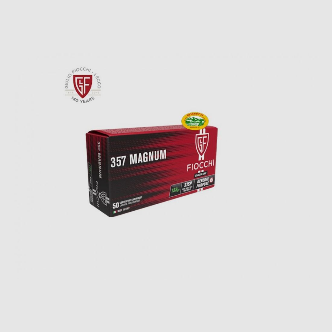 FIOCCHI Munition Kal.357 mag SJSP 125gr