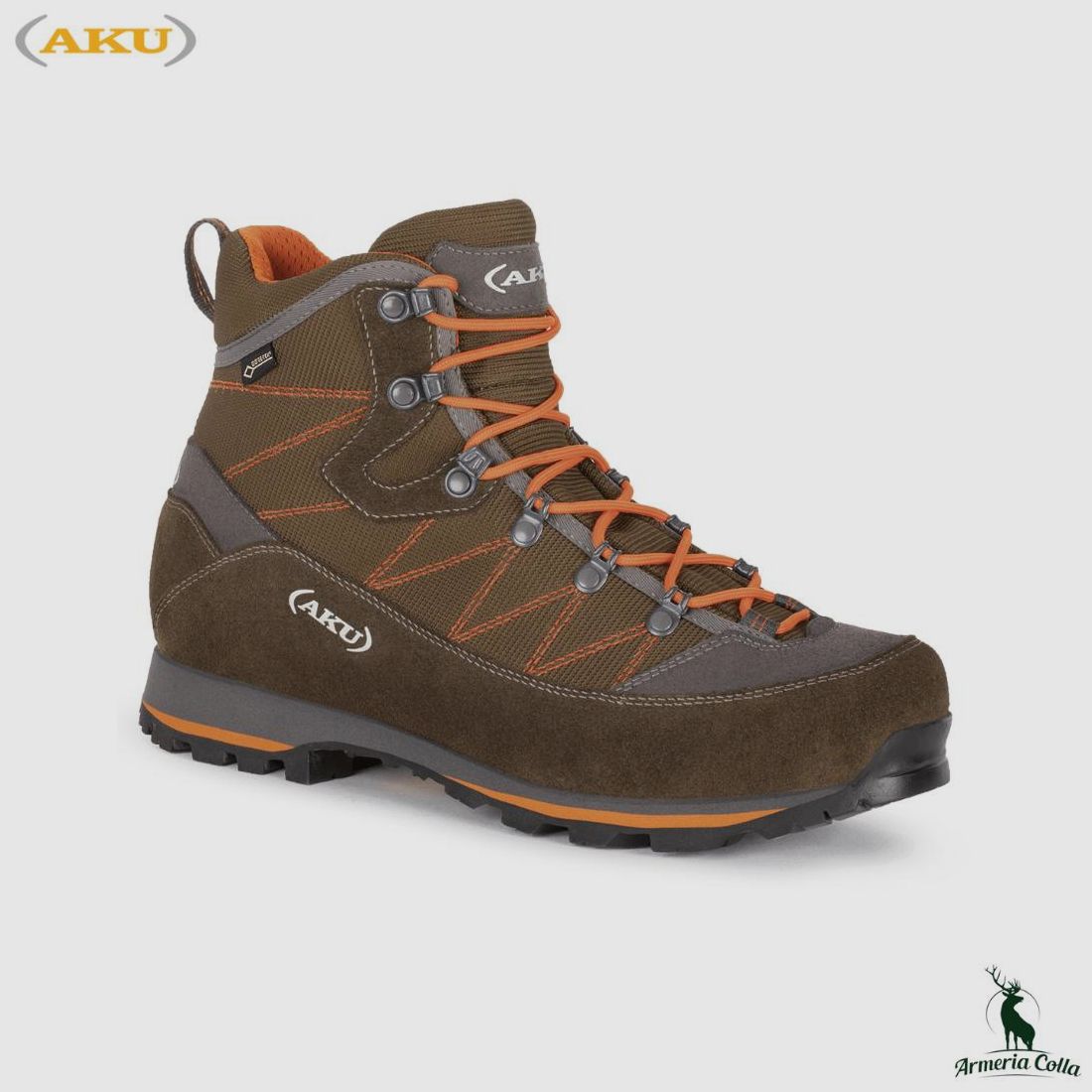 Aku Scarpone Tana Gtx Oliva Fluo Arancio