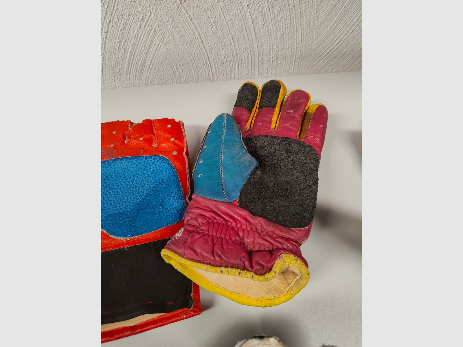 Schießhandschuh Konvolut 7 Stück Gehmann Holme Frankonia Anschütz