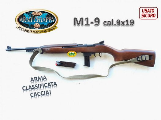CHIAPPA M1-9 calcio legno cal.9x19 arma caccia - occasione R.1043