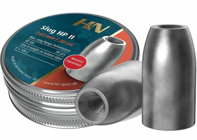 H&N Slugs 7.62 mm HP II 50 grain (.301) 3.24 g