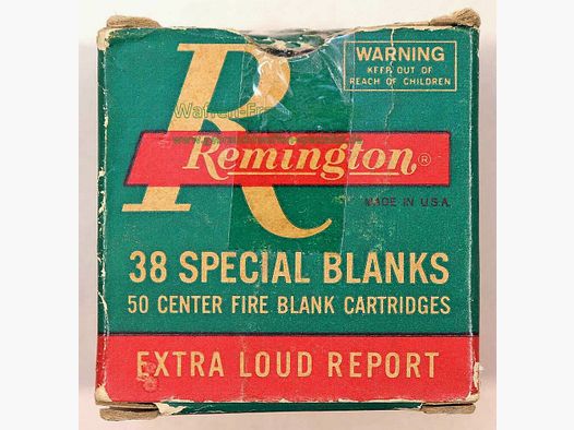 Remington - USA Revolverpatronen .38 Spec. Blanks/Platz