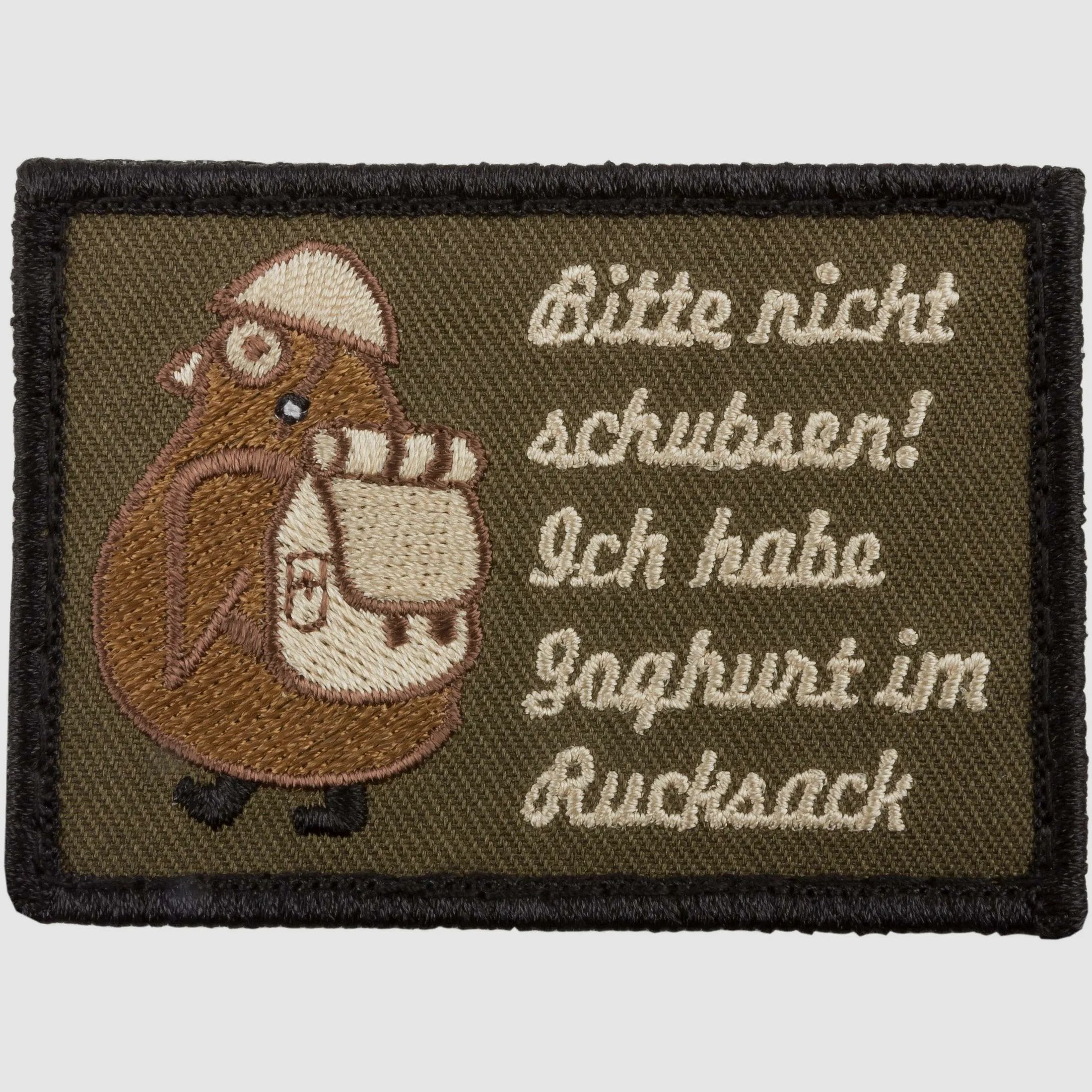 Café Viereck Café Viereck Patch Bitte nicht schubsen