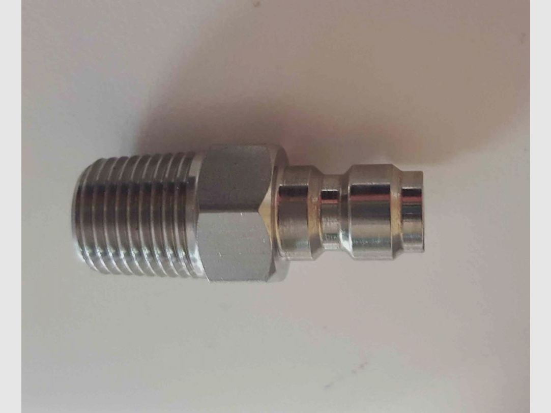 Foster-Füllventil Edelstahl NPT1/8