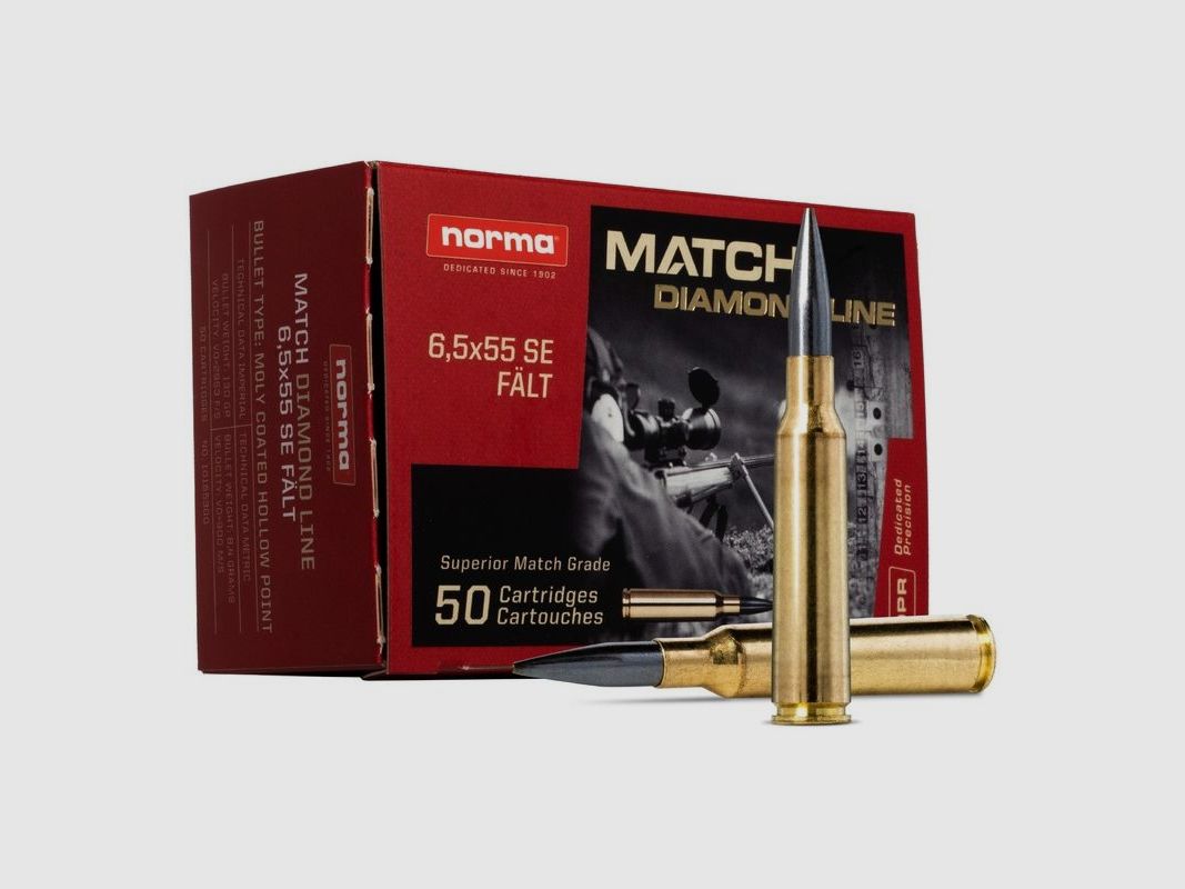 Norma Diamond Line 6,5x55 8,4g/130gr, afbeelding 2 van 4