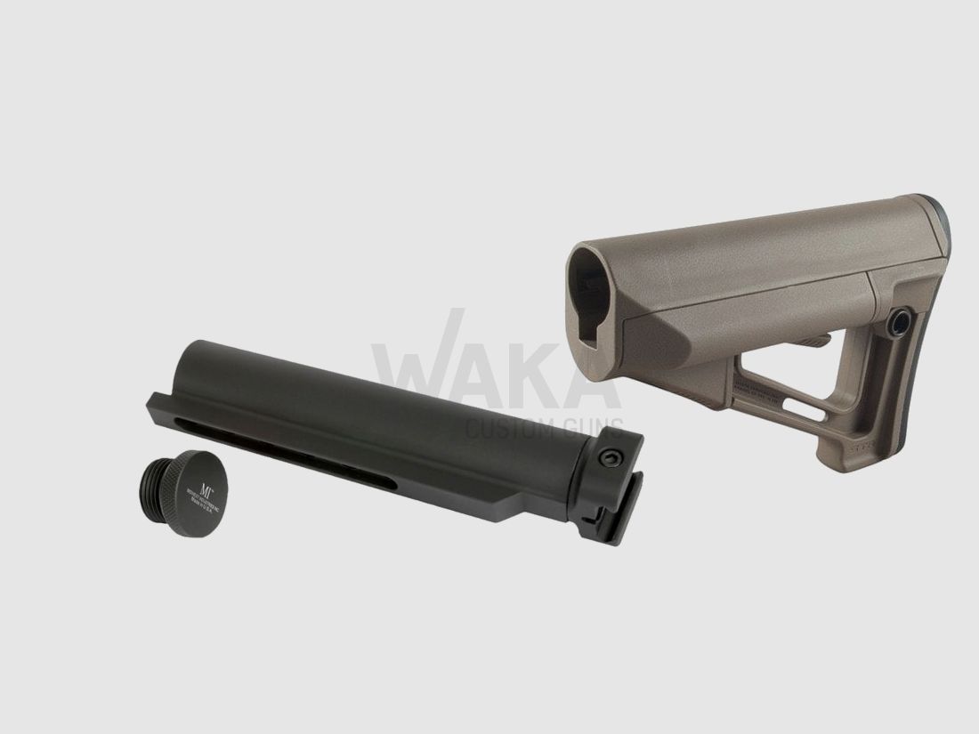 Magpul STR Kit auf NAR, FDE braun