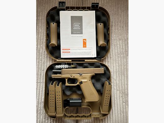 Glock 19x (pistola de corto alcance) calibre 9mm en Coyote