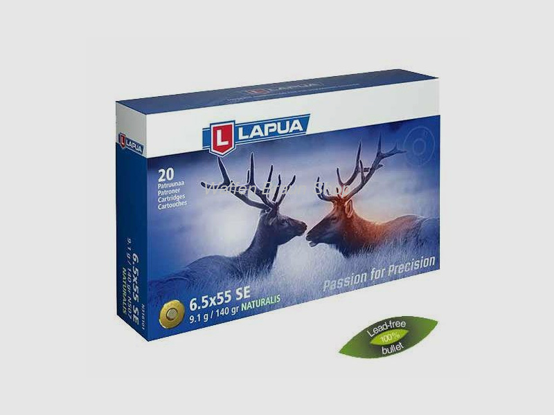 Lapua 6,5x55 Naturalis 9,1 gr. a20 st.#EO2912""