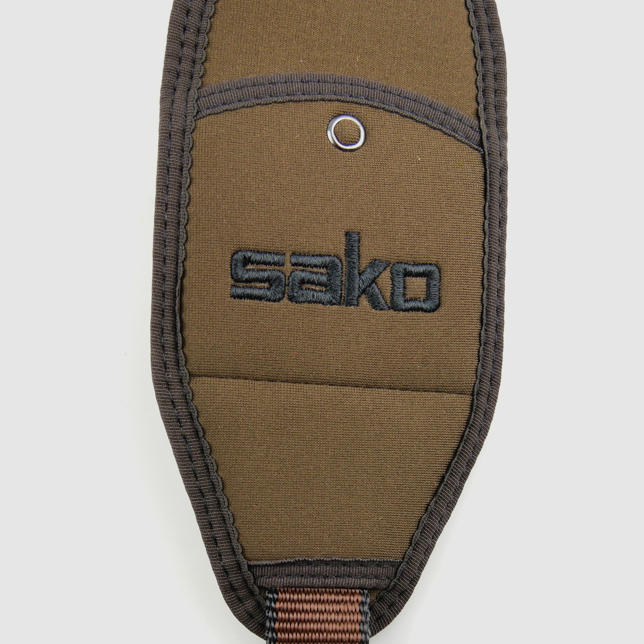 Niggeloh 134600500 Gewehrgurt SAKO Neopren Braun mit Einstecktasche