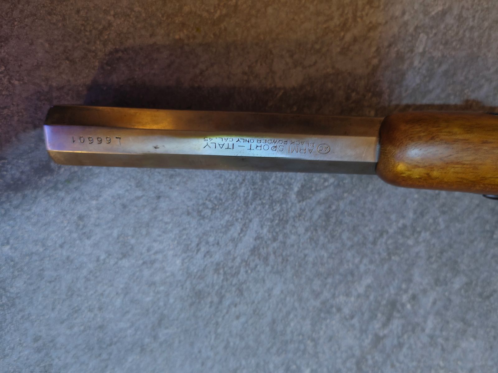 Vorderlader Perkussion "Le Page" Pistole  Cal. 45