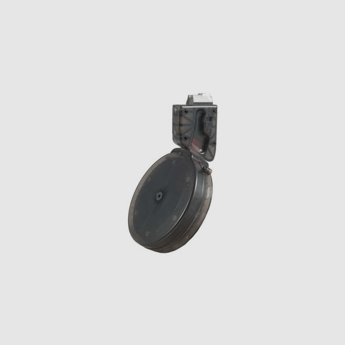 BLACK DOG AR-15 Drum Magazine 22lr 50rd Polymer Smoke Gray