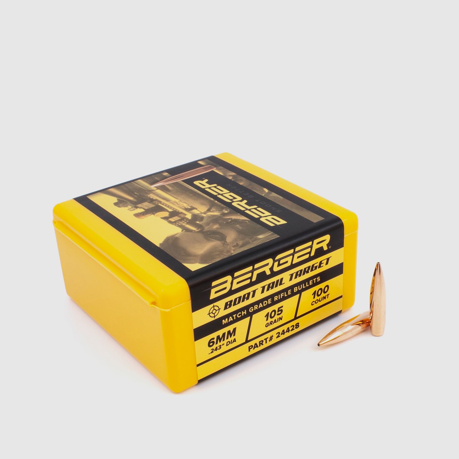 Berger Geschoss 6mm/.243 BT Target 105GR 100 Stück