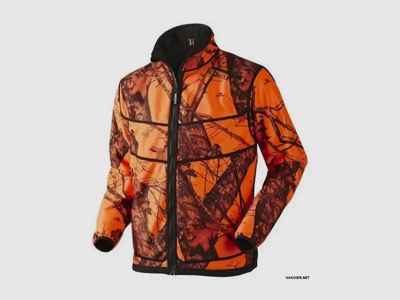 Harkila Grizzly Czarny / Mossy Oak Blaze Odwracalna Kurtka Fleece GORE® Windstopper., zdjęcie 2 z 4