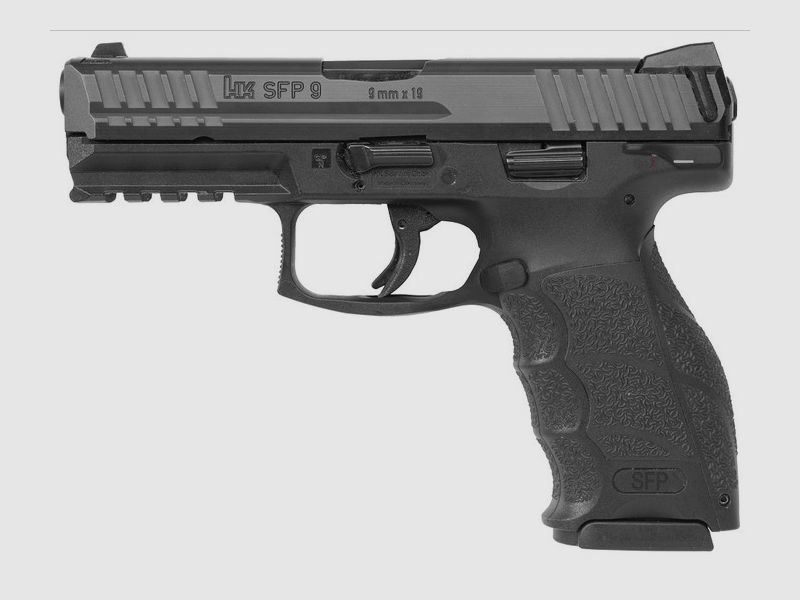 HK SFP9-SF 9mm Luger mit Pushbutton Schwarz | Heckler & Koch