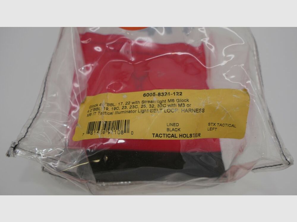 Safariland Holster Safariland Glock 17, 22, 19, 19C, 23, 23C, 25, 32, 32C Links /Left