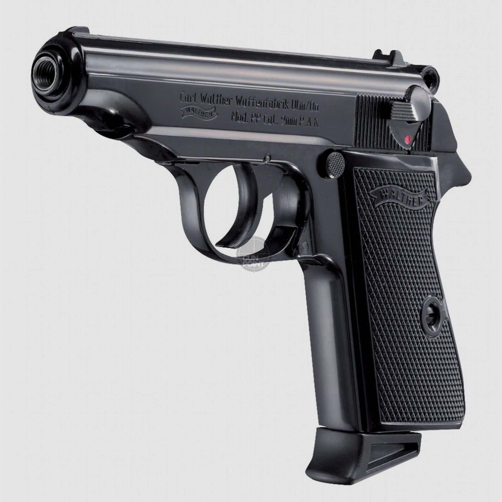 Schreckschuss - Gas Signal Pistole - Walther PP - 9 mm P.A.K.