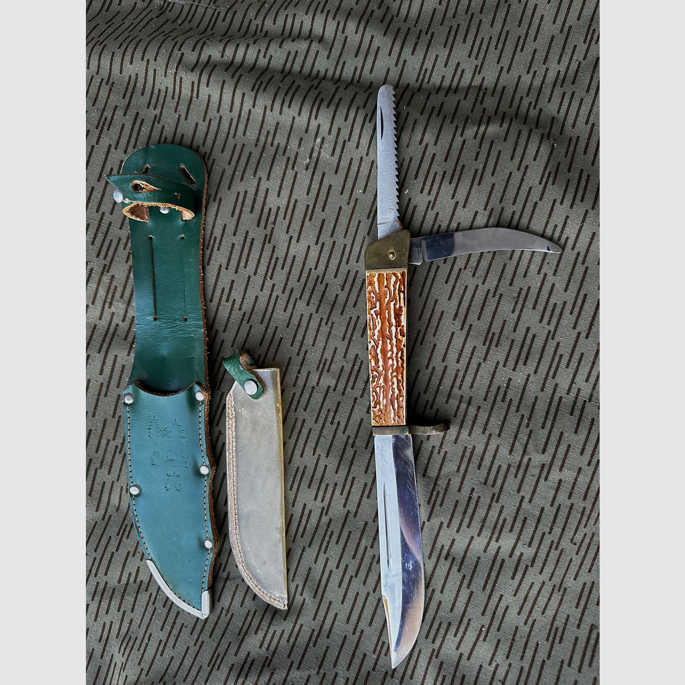 Set de caza cuchillo de caza DDR Mühlhausen, imagen 6 de 10