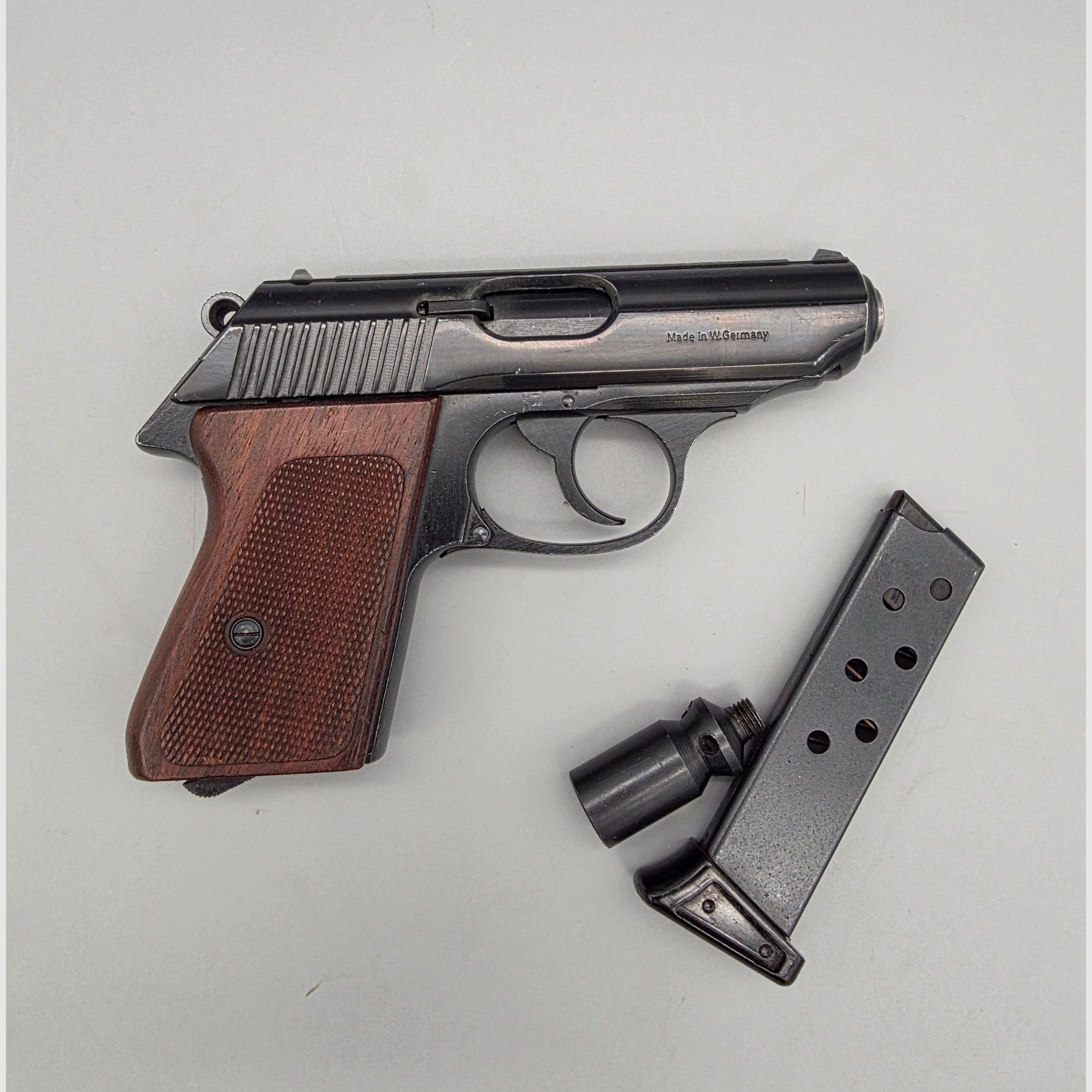 SRS blank firing pistol Erma EGP 75 S proof 1980 in caliber 8mmK PTB 69/4