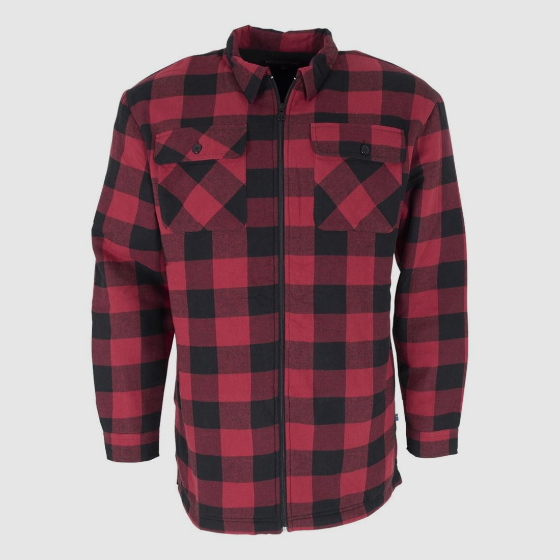 Woodline Canada Camicia di Flanella Foderata Uomo Rossa - S