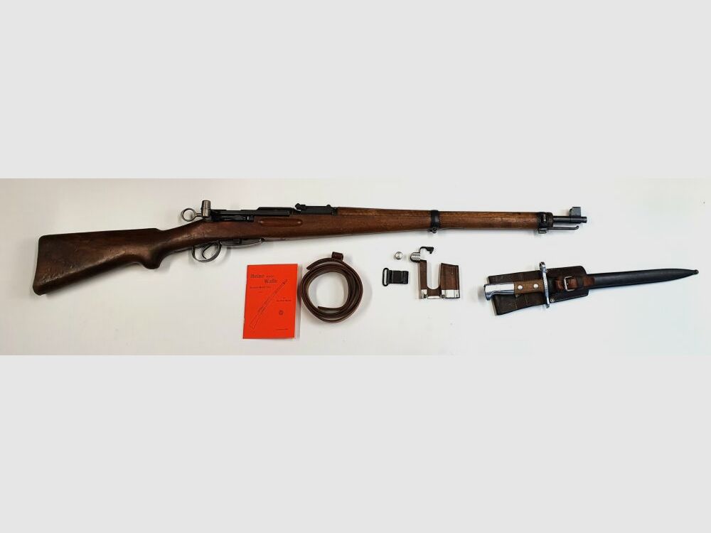 Waffenfabrik Bern Repetierbüchse Waffenfabrik Bern Schweizer K31 Kaliber 7,5x55swiss komplett nummerngleich + Hämmerli