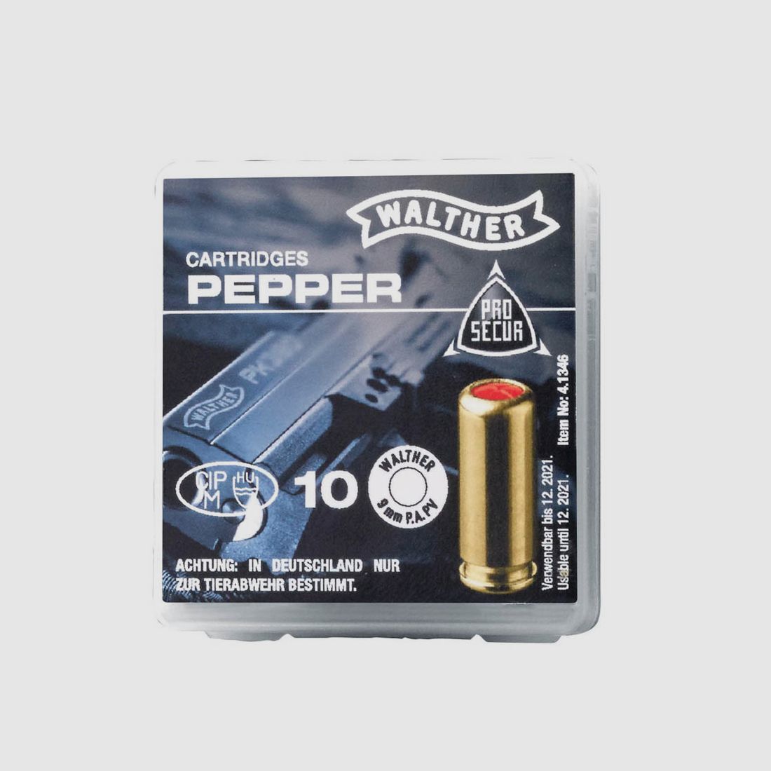 Walther 9mmP.A.K. Pfefferpatronen