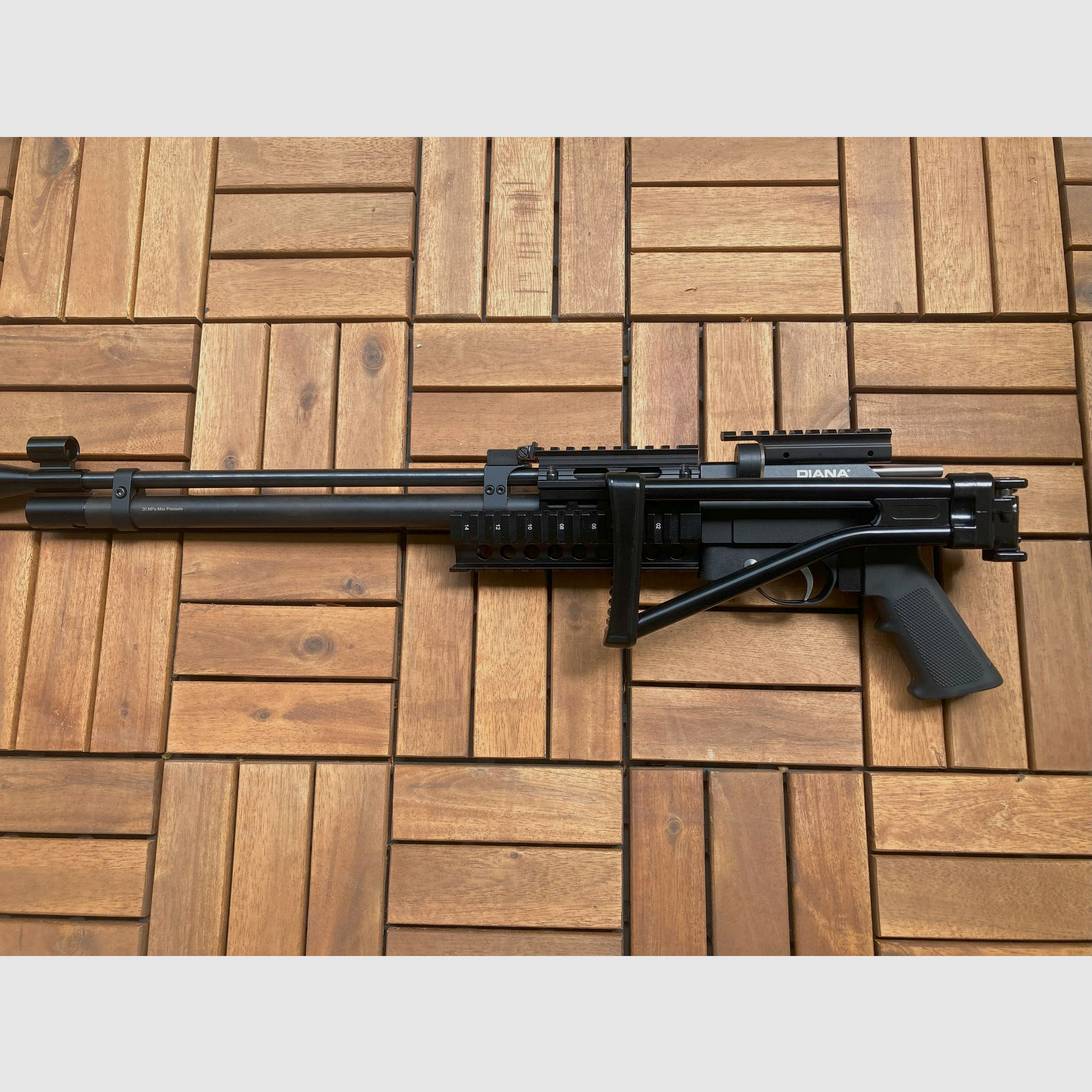 Diana Stormrider Luftgewehr Kaliber 4,5mm neuwertiger taktischer Umbau AK47 Galil Stil