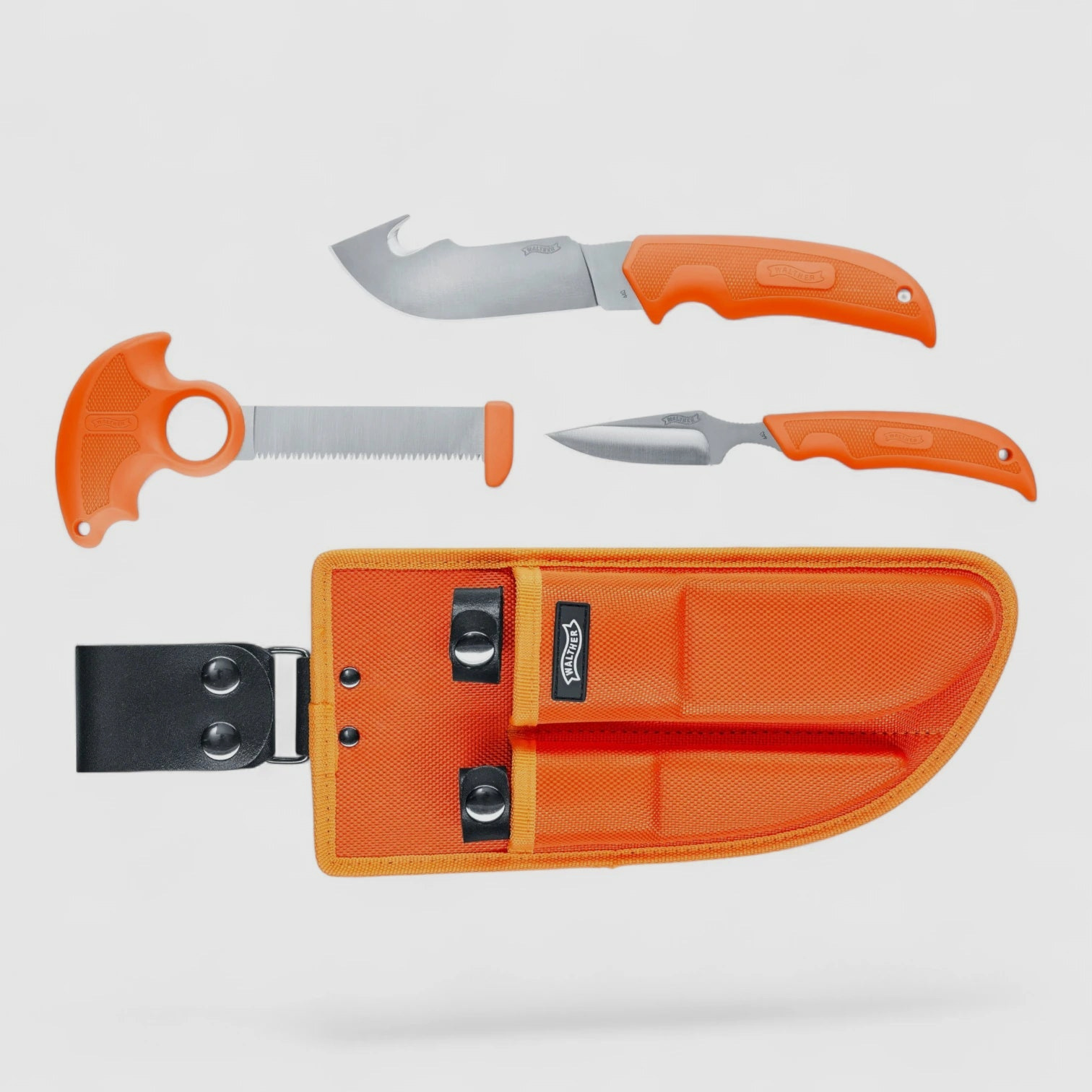 Walther Hunter Juego de Cuchillos – Set de Caza con Skinner y Sierra