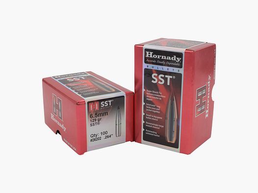 Hornady BULLETS 6.5MM /.264 129GR SST – 100 pcs.