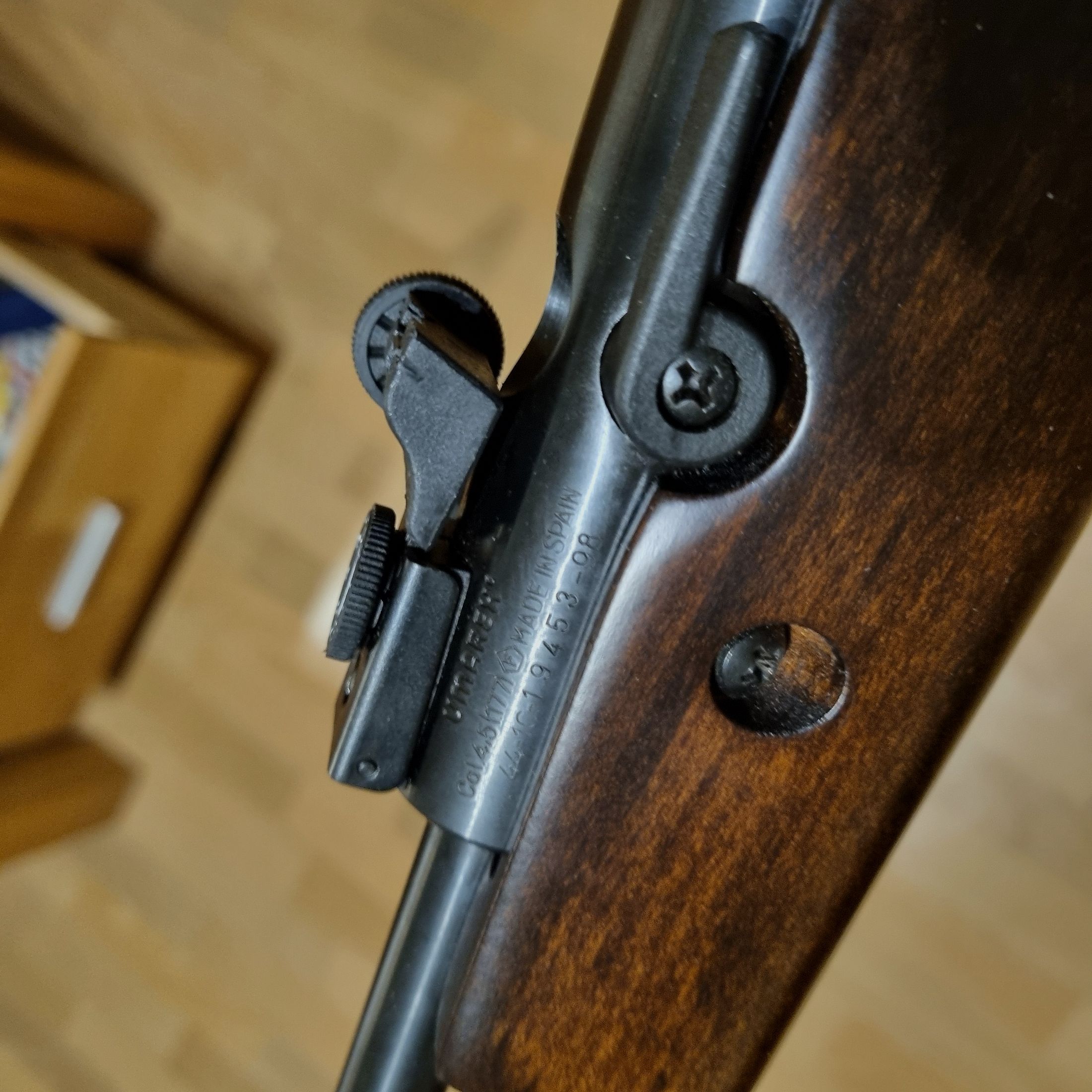 Norica Europa 92, 4,5 mm, Seitenspanner, mit ZF Walther