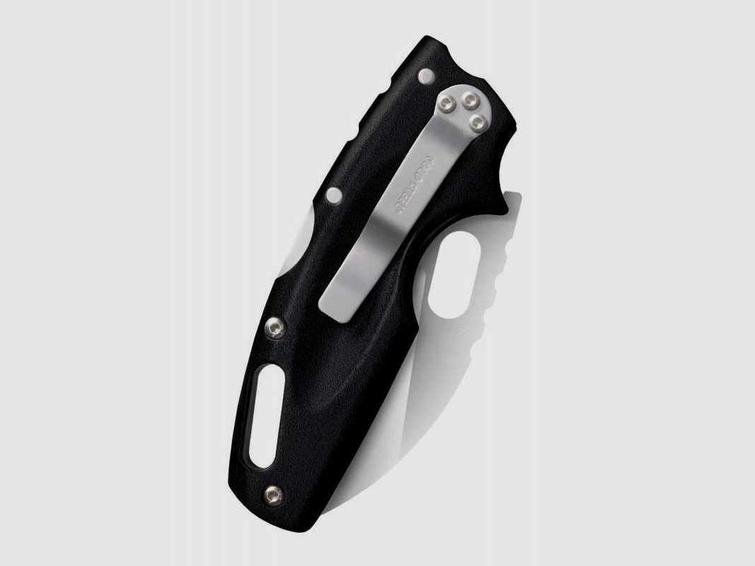 Cold Steel Tuff Lite Taschenmesser, Glatte Schneide, Schwarz