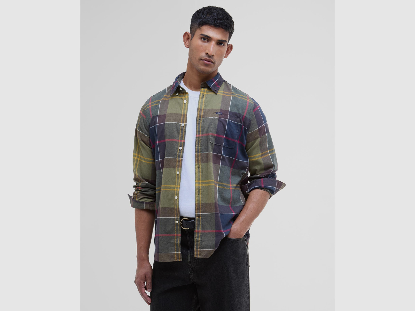 BAROUR Koszula Glendale Tailored Classic Tartan