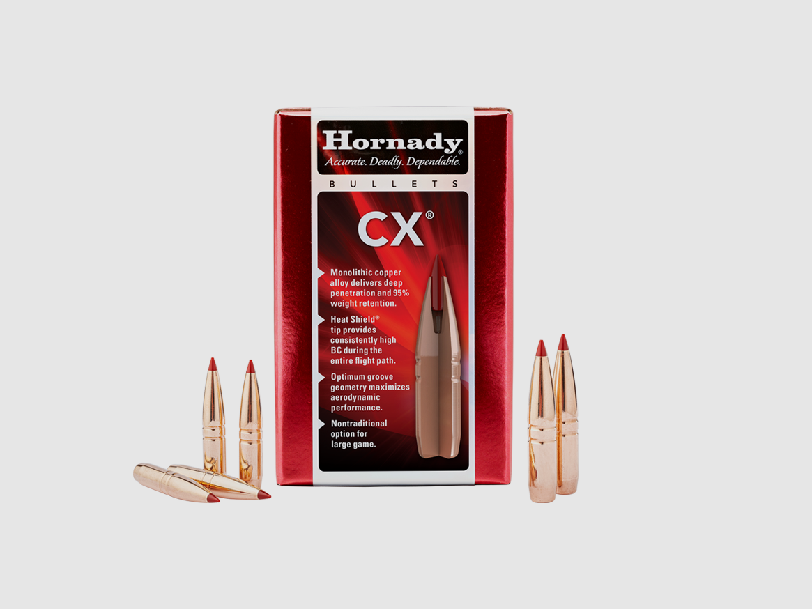 Hornady Geschosse .30/.308 – CX 165gr/10,7g – 50er Pkg, Bild 1 von 2
