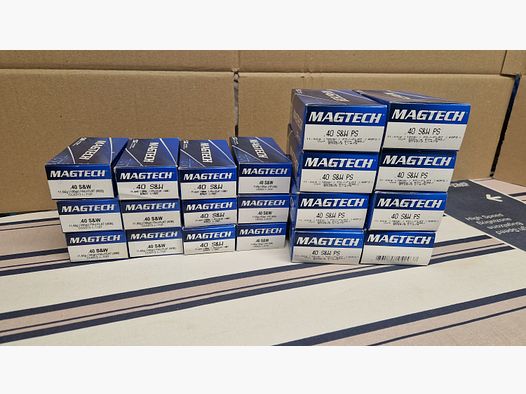 1000 Magtech Messinghülsen Kaliber.40 s&w 