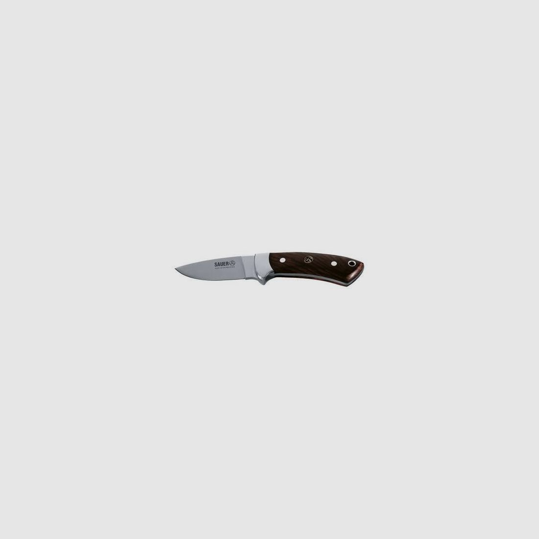 SAUER Feststehendes Messer Jagdmesser 'Walnuss' 8,5cm Klinge 440er Stahl