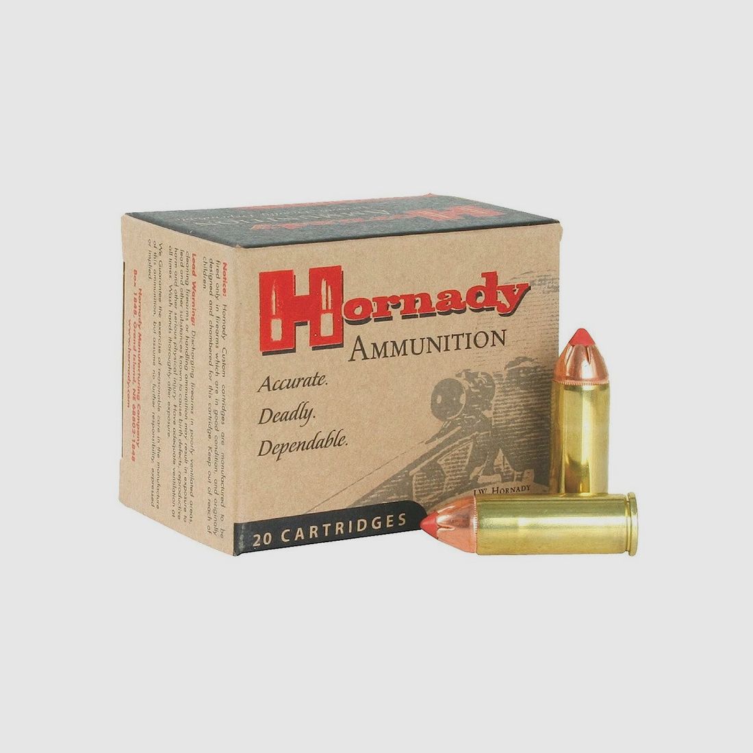 CAJA DE 20 PATRONES HORNADY 45 COLT 225 GRS FTX LVREV