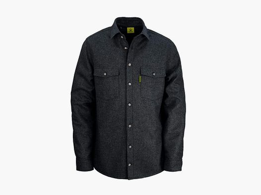 WALDKAUZ Merino Loden Hemd "Grimbart", Antraciet New-Fit