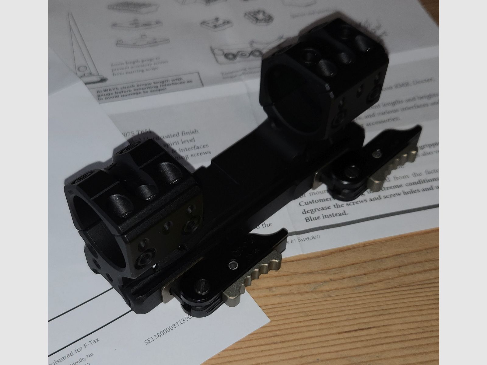 Picatinny scope mount Spuhr