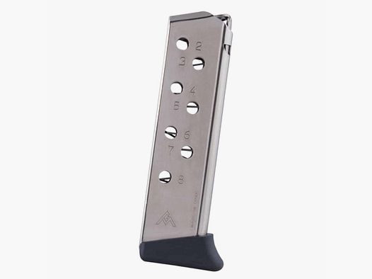 WALTHER PP 8rd Nickel Magazine .32ACP Finger Rest Floorplate