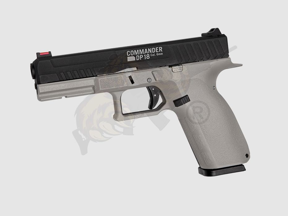 Commander DP18 Metall Slide GBB CO2 Dual tone Black/Grey -F-