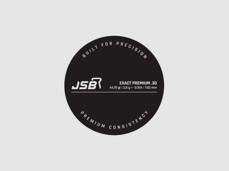JSB Exact Premium .30 44,75 Grain – 70 pièces
