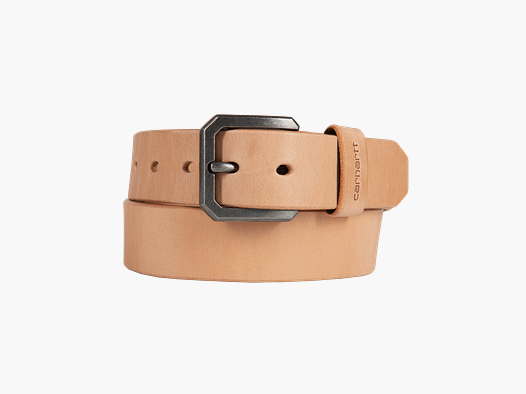 Carhartt Saddle Leather Classic Belt Men Natural 44W
