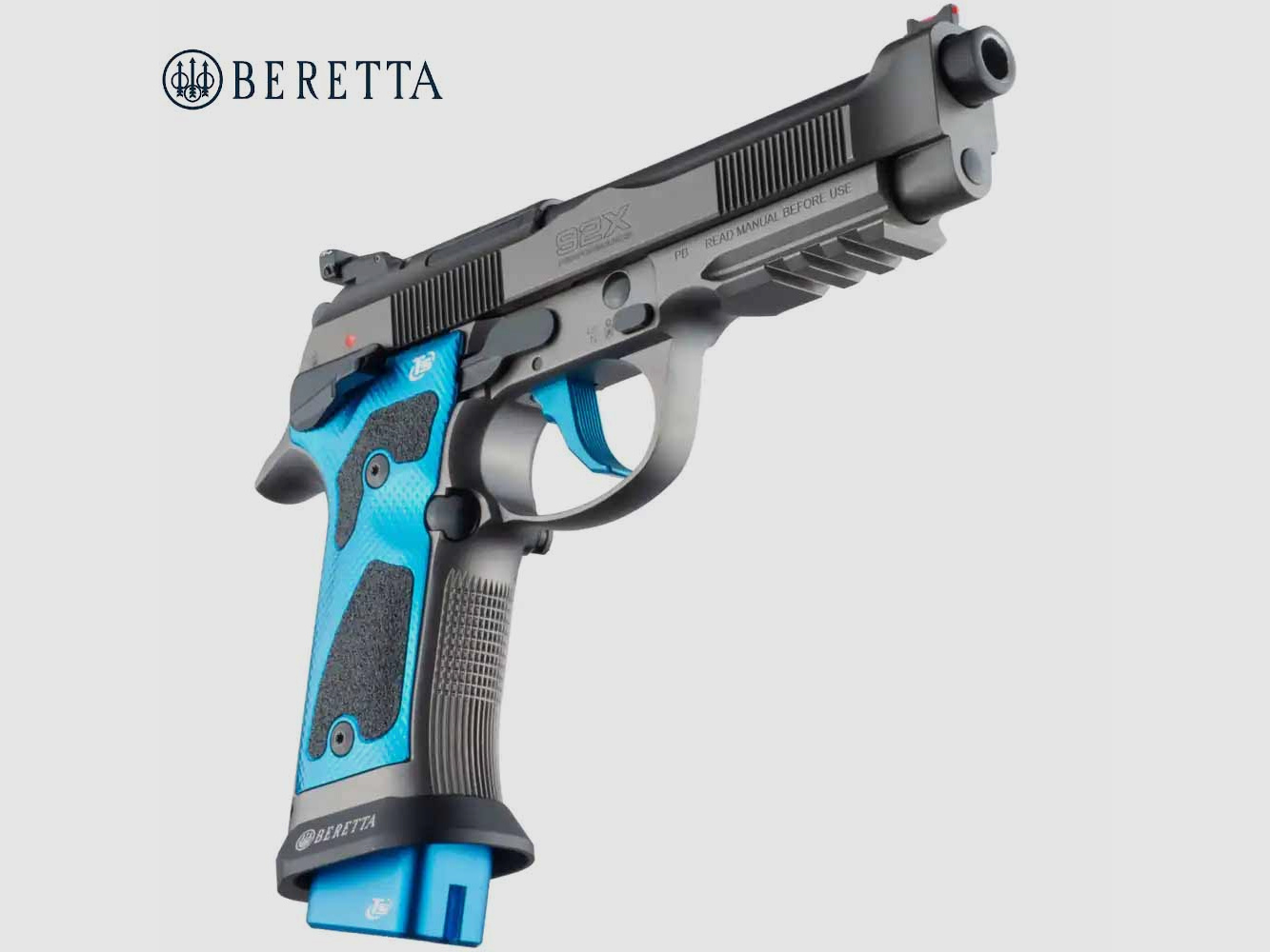 BERETTA 92X DARK SERIES BLUE RDO 9mmLuger