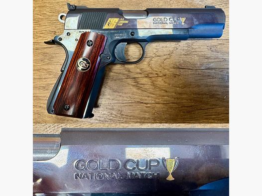 Colt 1911 Gold Cup National Match Edición Especial Equipo de Tiro de EE. UU.