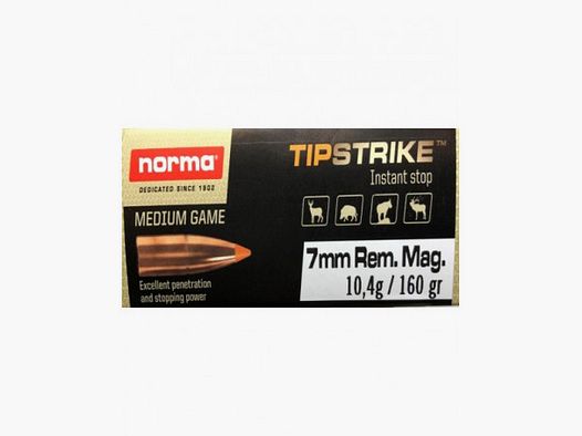 NORMA 7MM TIPSTRIKE 160 GR Geschosse