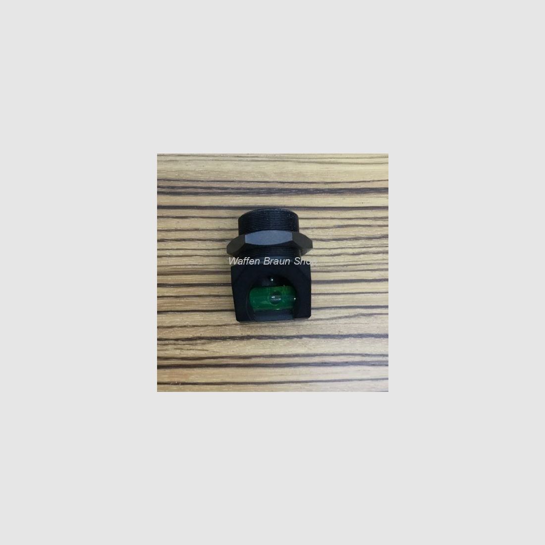 Lothar Walther target image spirit level for screwing in. For connection thread M18, 0.5