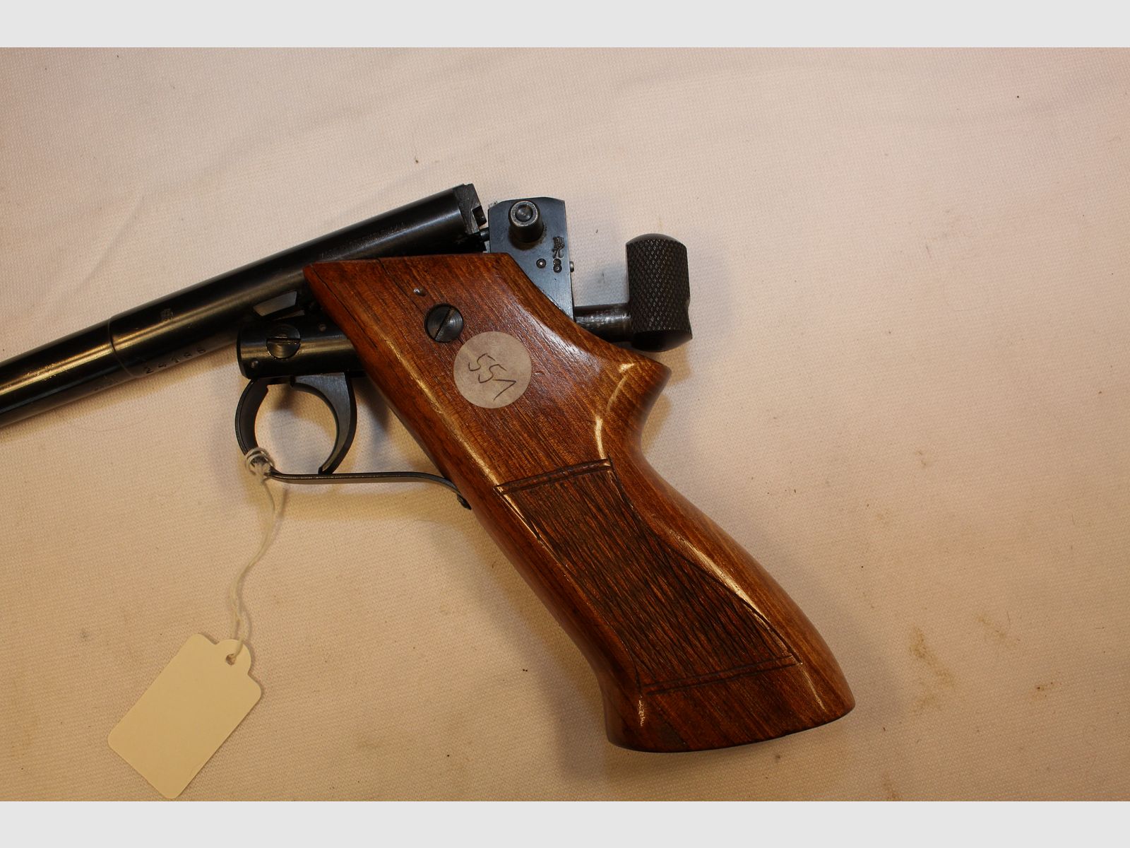 Einzelladerpistole Drulov im Kaliber .22lr.