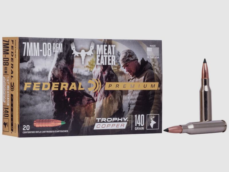 Federal Premium Trophy Copper 7mm-08 Rem. 140GR 20 cartouches