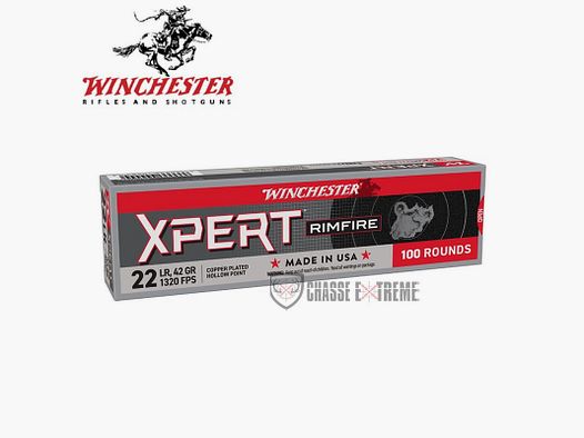 100 Cartucce WINCHESTER XPERT Rimfire 42g Cal 22Lr