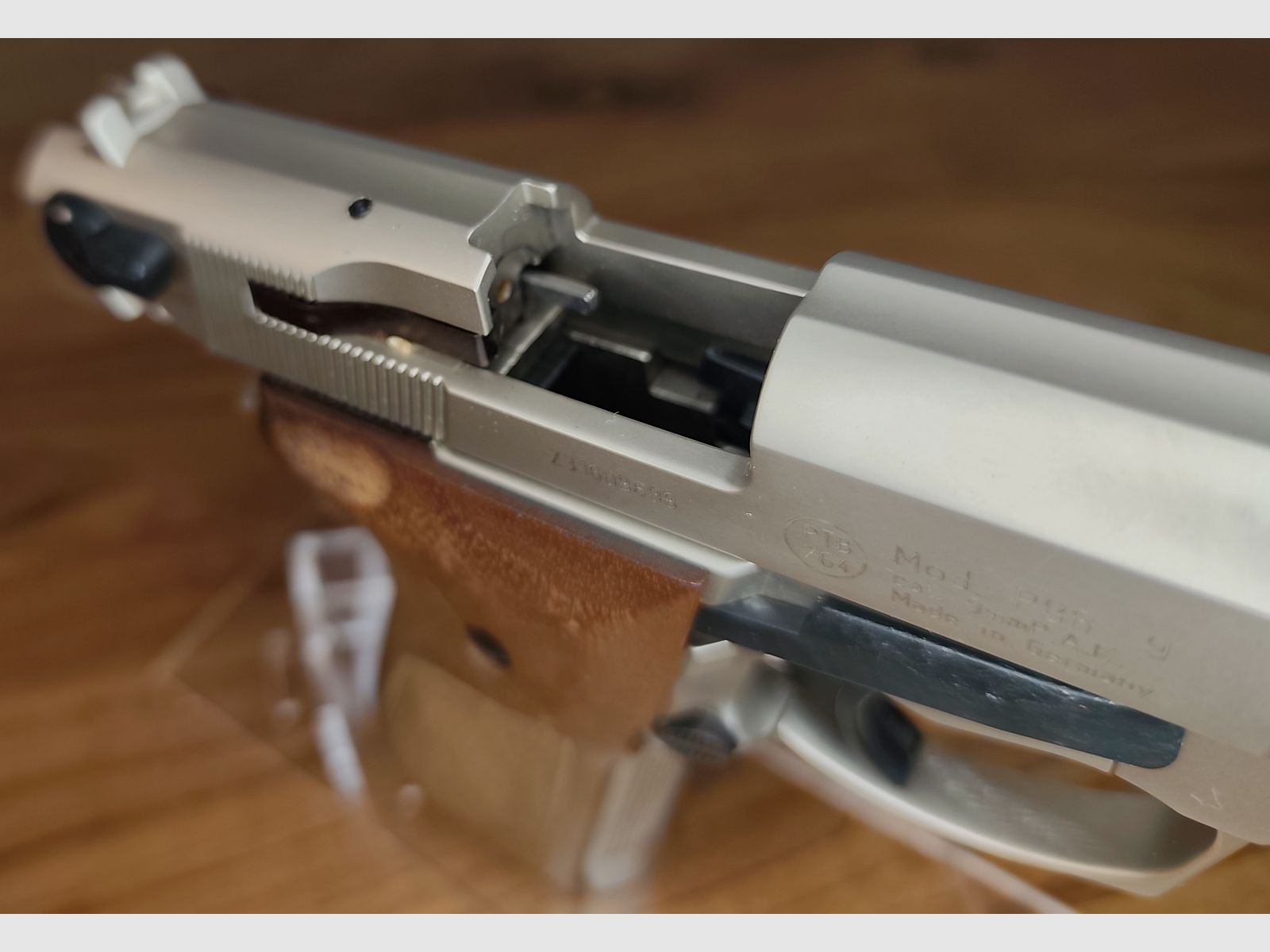 Walther P88 Compact Nickel PTB 764 Silvester-set ver.Pyro+50 schoten munitie