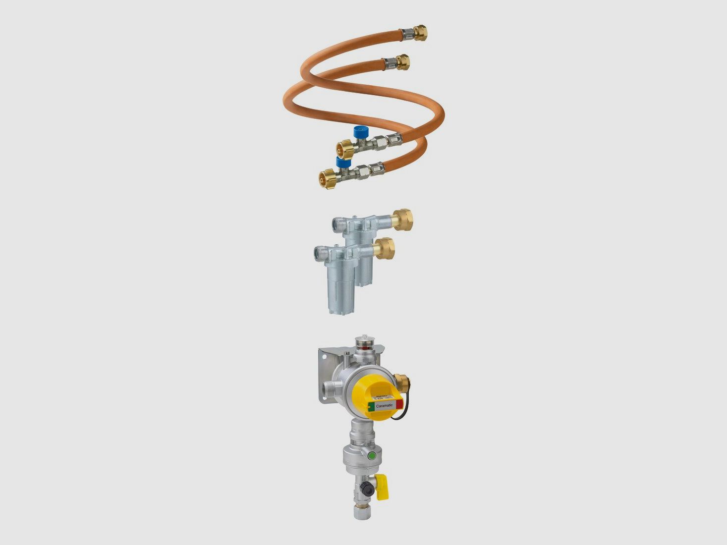 Sicherheits-Gasdruck-Regelanlage Caramatic DriveTwo Set, vertikal, Bild 1 von 10
